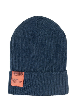 Шапка Break, Миалт темно-джинсовый/меланж, весна-осень