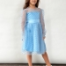 Платье для девочки нарядное БУШОН ST58, отделка фатин, цвет голубой