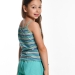 Майка для девочек Mini Maxi, модель 0364, цвет голубой