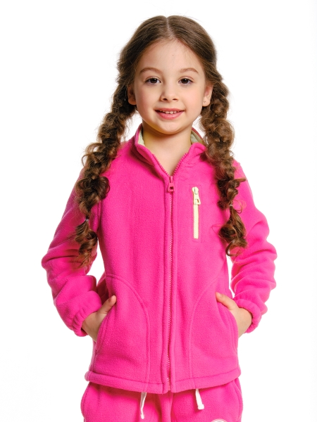Куртка для девочек Mini Maxi, модель 7085, цвет малиновый - Толстовки детские