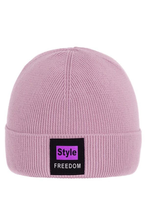 Шапка Марка, Миалт пудровый, весна-осень - Для девочек весна-осень