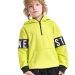 Толстовка для мальчиков Mini Maxi, модель 7705, цвет неон/желтый