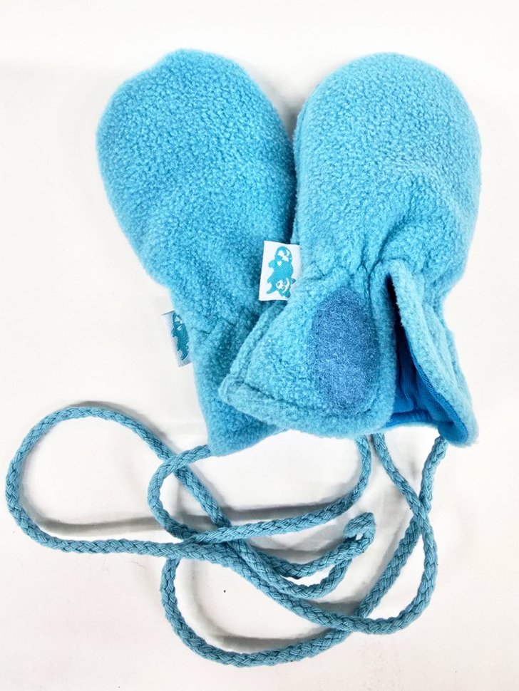 Рукавицы без пальчика флис,подкладка 100% хлопок - Варежки