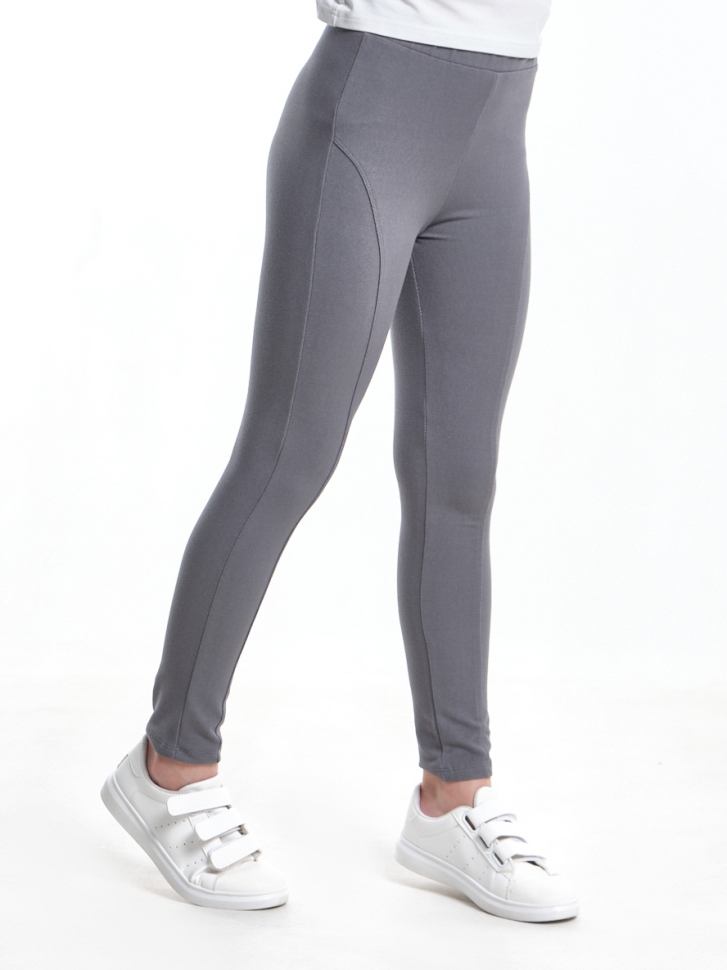 Бриджи для девочек Mini Maxi, модель 7851, цвет серый/синий - Штаны трикотажные