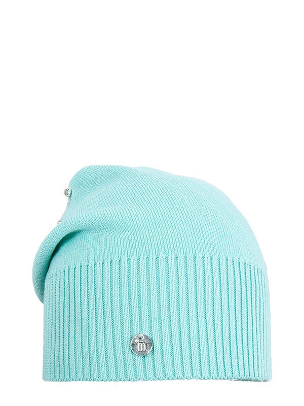 Шапка для девочки Лунный камень, Миалт мятный, весна-осень - Для девочек весна-осень