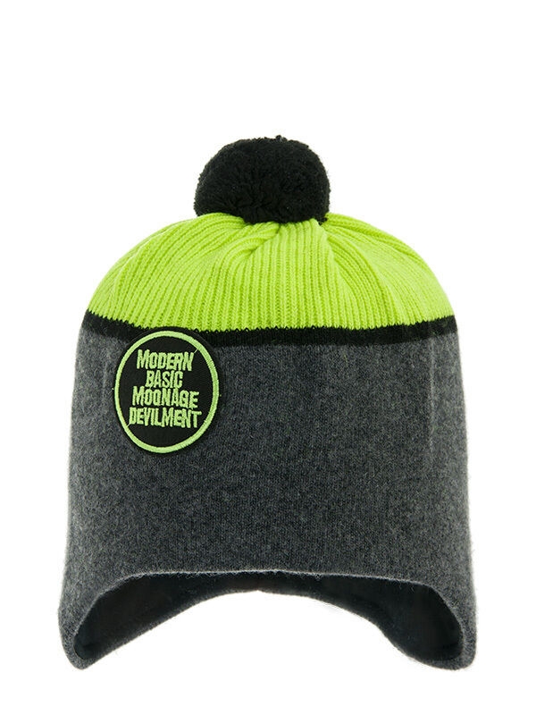 Шапка для мальчика Moon, Миалт темно-серый, весна-осень - Шапки осень-зима