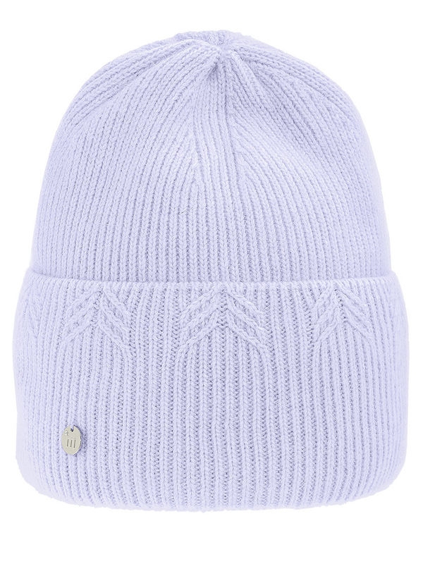 Шапка для девочки Вариация, Миалт светло-сиреневый - Зимние шапки для девочек