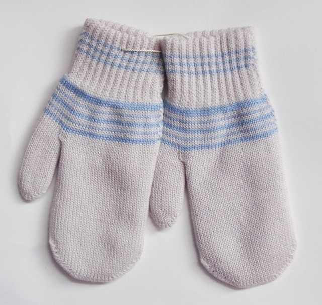 Варежки подростковые двойные - Варежки