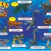 Полная коллекция,Морские Доисторические Хищники (10шт)
