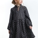 Платье для девочек Mini Maxi, модель 7411, цвет черный/мультиколор