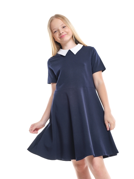 Платье для девочек Mini Maxi, модель 7662, цвет синий - Платья / сарафаны для школы