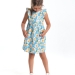 Платье для девочек Mini Maxi, модель 7694, цвет голубой/мультиколор