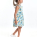 Платье для девочек Mini Maxi, модель 7694, цвет голубой/мультиколор