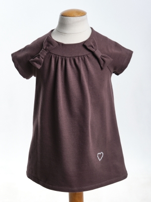 Платье для девочек Mini Maxi, модель 0635, цвет коричневый