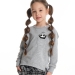 Толстовка для девочек Mini Maxi, модель 6914, цвет серый