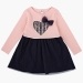 Платье для девочек Mini Maxi, модель 3846, цвет кремовый/розовый/синий