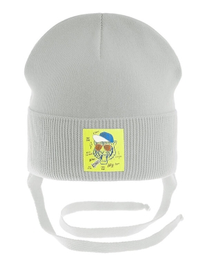 Шапка для мальчика Jungle, Миалт серый, весна-осень