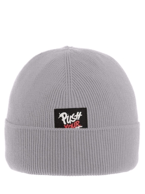 Шапка для мальчика Push, Миалт серый, весна-осень