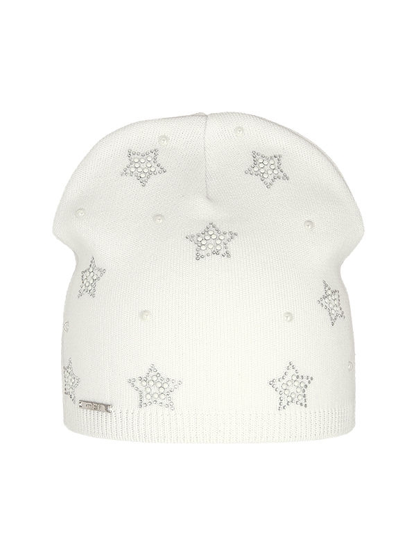 Шапка для девочки Небеса, Миалт белый, весна-осень - Для девочек весна-осень
