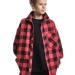 Рубашка для мальчиков Mini Maxi, модель 8041, цвет красный/клетка