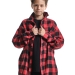 Рубашка для мальчиков Mini Maxi, модель 8041, цвет красный/клетка