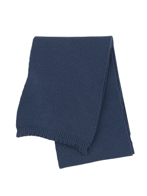 Шарф F947, Миалт темный-джинс, зима