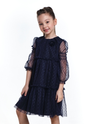 Платье для девочек Mini Maxi, модель 7397, цвет темно-синий
