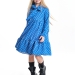 Платье для девочек Mini Maxi, модель 7014, цвет голубой/мультиколор