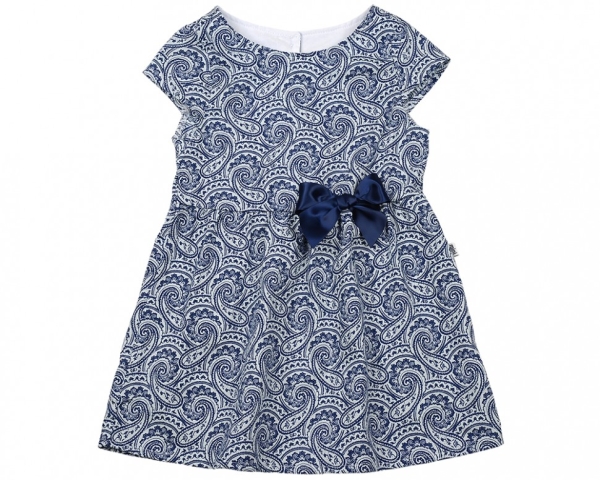 Платье для девочек Mini Maxi, модель 2775, цвет синий - Платья для девочек с коротким рукавом