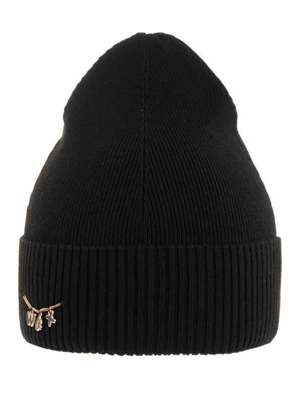 Шапка для девочки Исключение, Миалт черный, весна-осень - Для девочек весна-осень