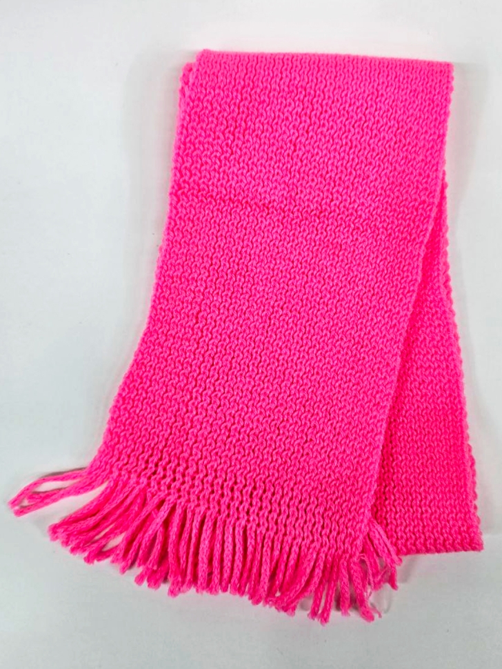 Шарф детский CWZ 02(3) ярко-розовый - Манишки детские