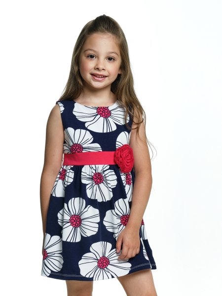 Платье для девочек Mini Maxi, модель 1460, цвет мультиколор - Платья для девочек с коротким рукавом