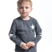 Футболка для мальчиков Mini Maxi, модель 0429, цвет графит/меланж