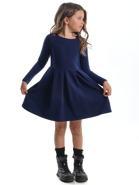 Платье для девочек Mini Maxi, модель 2342, цвет синий - Платья для девочек с коротким рукавом