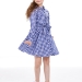 Платье для девочек Mini Maxi, модель 3736, цвет синий/клетка