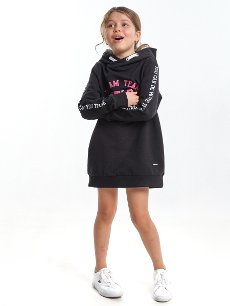 Платье для девочек Mini Maxi, модель 6011, цвет черный - Платья для девочек с длинным рукавом