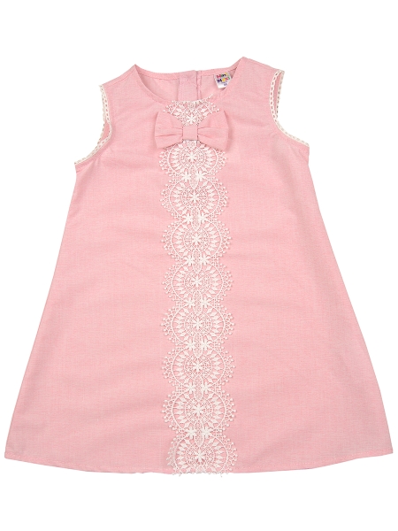 Платье для девочек Mini Maxi, модель 6621, цвет розовый - Платья для девочек с коротким рукавом