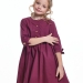 Платье для девочек Mini Maxi, модель 6322, цвет бордовый/клетка