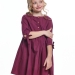Платье для девочек Mini Maxi, модель 6322, цвет бордовый/клетка