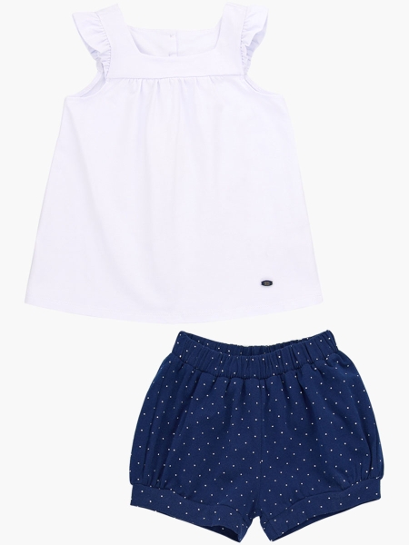 Комплект одежды для девочек Mini Maxi, модель 1699/1700, цвет белый - Комплекты летние