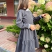 Платье для девочки школьное БУШОН SK12, цвет графит
