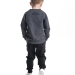 Спортивный костюм для мальчиков Mini Maxi, модель 7524, цвет черный/меланж