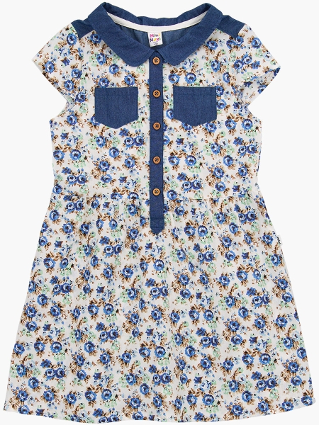 Платье для девочек Mini Maxi, модель 2788, цвет мультиколор - Платья для девочек с коротким рукавом