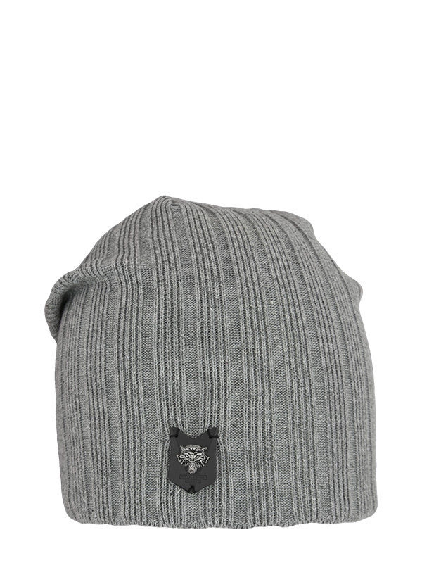 Шапка для мальчика Лютый, Миалт серый/меланж, весна-осень - Шапки весна-осень