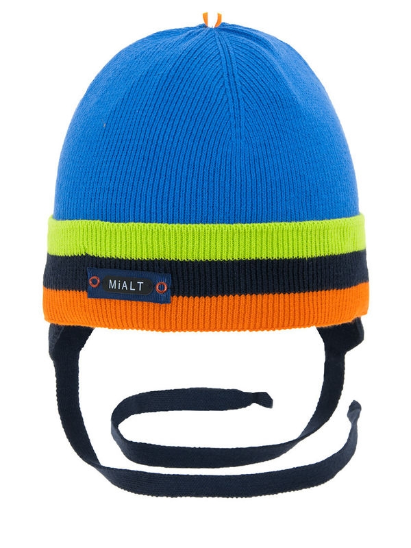 Шапка для мальчика Тролль, Миалт ярко-синий - Шапки весна-осень