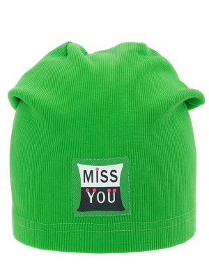 Шапка для девочки Women, Миалт зеленый, весна-осень-лето