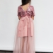 Платье для девочки нарядное БУШОН ST540, цвет пудровый/розовый
