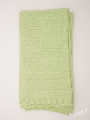 Плед Косичка, Миалт салатовый