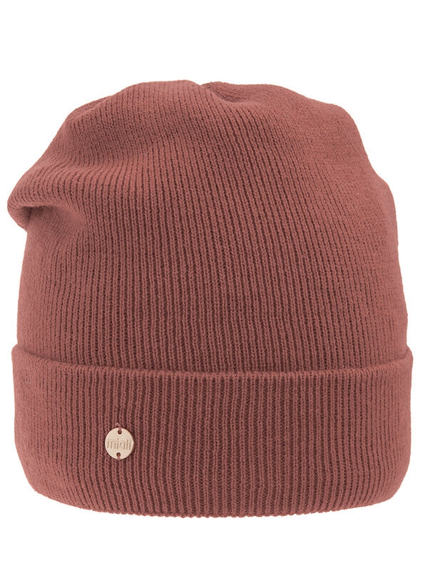 Шапка женская Пикадилли, Миалт грязно-коралловый, зима - Шапочки молодежные