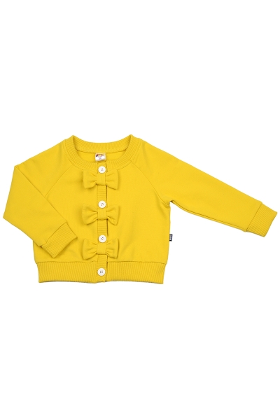 Кардиган для девочек Mini Maxi, модель 2311, цвет горчичный - Кардиганы / пиджаки для девочек
